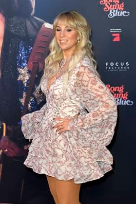 Annemarie Eilfeld bei der Europapremiere des Kinofilms Song Sung Blue im Zoo Palast. Berlin, 19.11.2025