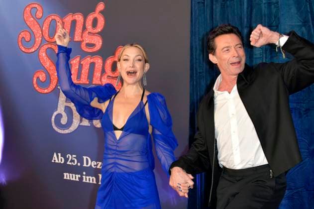 Kate Hudson und Hugh Jackman bei der Europapremiere des Kinofilms Song Sung Blue im Zoo Palast. Berlin, 19.11.2025