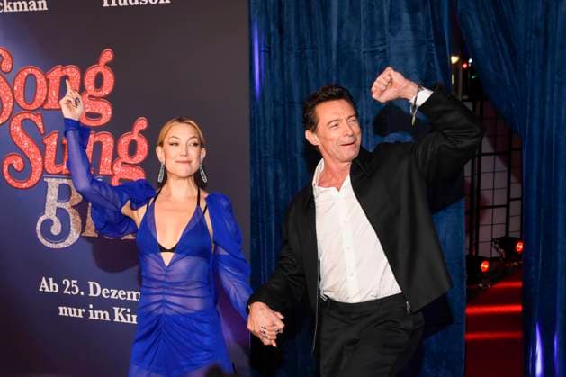 abb- Hugh Jackman und Kate Hudson zu Gast auf dem roten Teppich bei der Europapremiere des Kino Films Song Sung Blue im Zoo Palast Berlin am 19.11.2025 in Berlin Berlin Deutschland