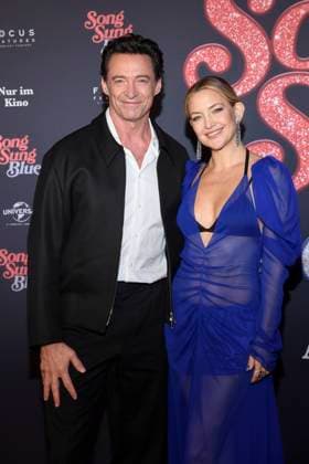 abb- Hugh Jackman und Kate Hudson zu Gast auf dem roten Teppich bei der Europapremiere des Kino Films Song Sung Blue im Zoo Palast Berlin am 19.11.2025 in Berlin Berlin Deutschland