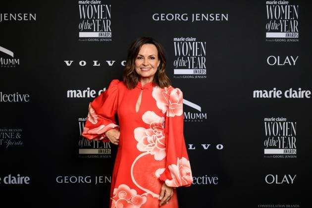 WOMEN OF THE YEAR AWARDS, Lisa Wilkinson arrives at the Marie Claire Women of the Year Awards at Bell Shakespeare, in Sydney, Thursday, November 20, 2025. ( NO ARCHIVING SYDNEY NEW SOUTH WALES AUSTRALIA  Copyright: xSTEVExMARKHAMx 20251120194291090995