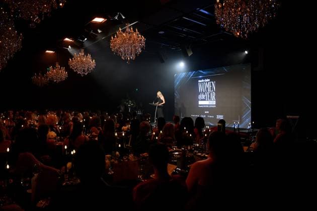 WOMEN OF THE YEAR AWARDS, A general view inside the award ceremony room at the Marie Claire Women of the Year Awards at Bell Shakespeare, in Sydney, Thursday, November 20, 2025. ( NO ARCHIVING SYDNEY NEW SOUTH WALES AUSTRALIA  Copyright: xSTEVExMARKHAMx 20251120128255515777