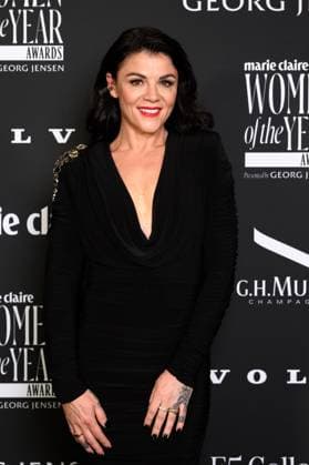 WOMEN OF THE YEAR AWARDS, Em Rusciano arrives at the Marie Claire Women of the Year Awards at Bell Shakespeare, in Sydney, Thursday, November 20, 2025. ( NO ARCHIVING SYDNEY NEW SOUTH WALES AUSTRALIA  Copyright: xSTEVExMARKHAMx 20251121190989437651