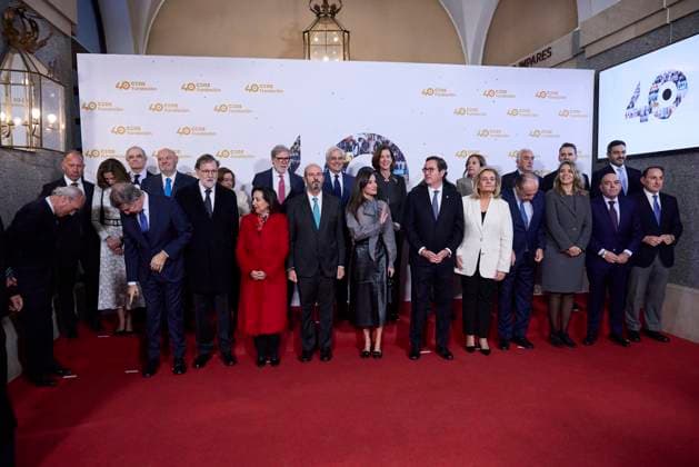 November 20, 2025, Madrid, Madrid, Spain: QUEEN LETIZIA of Spain attends 40th Anniversary Ã’CEOE FoundationÃ Madrid Spain - ZUMAc260 20251120_zep_c260_015 Copyright: xMikexChicorrox