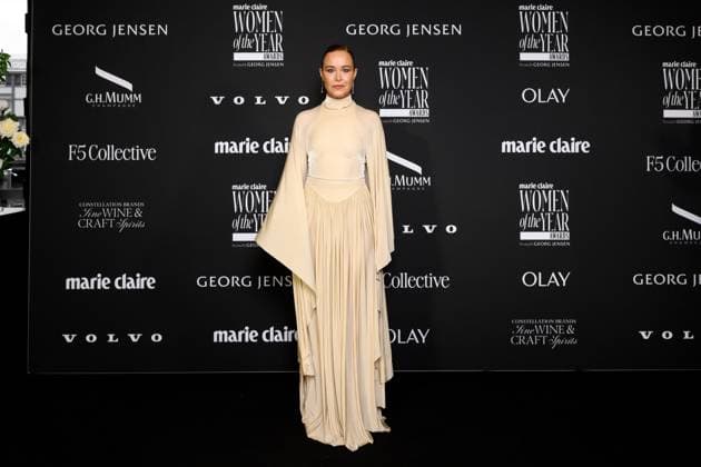 WOMEN OF THE YEAR AWARDS, Krew Boylan arrives at the Marie Claire Women of the Year Awards at Bell Shakespeare, in Sydney, Thursday, November 20, 2025. ( NO ARCHIVING SYDNEY NEW SOUTH WALES AUSTRALIA  Copyright: xSTEVExMARKHAMx 20251121185197460819