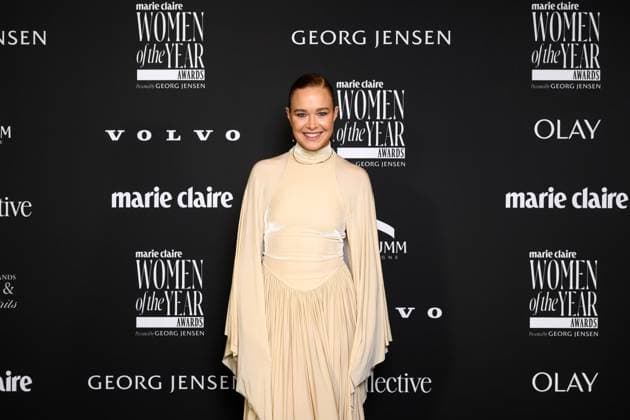 WOMEN OF THE YEAR AWARDS, Krew Boylan arrives at the Marie Claire Women of the Year Awards at Bell Shakespeare, in Sydney, Thursday, November 20, 2025. ( NO ARCHIVING SYDNEY NEW SOUTH WALES AUSTRALIA  Copyright: xSTEVExMARKHAMx 20251121161915895188
