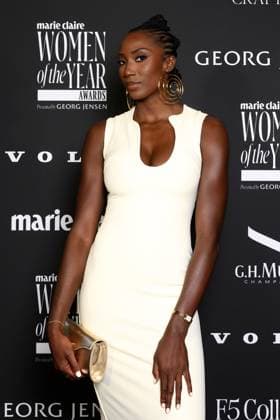 WOMEN OF THE YEAR AWARDS, Ezi Magbegor arrives at the Marie Claire Women of the Year Awards at Bell Shakespeare, in Sydney, Thursday, November 20, 2025. ( NO ARCHIVING SYDNEY NEW SOUTH WALES AUSTRALIA  Copyright: xSTEVExMARKHAMx 20251121196695059613