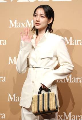November 20, 2025, Tokyo, Japan - Japanese actress Non poses for a photo call for Italian high fashion brand Max Mara popup store preview event in Tokyo on Thursday, November 20, 2025. (photo by Yoshio Tsunoda AFLO)  aflo_311008079