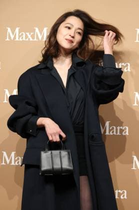 November 20, 2025, Tokyo, Japan - Japanese actress Anne Nakamura poses for a photo call for Italian high fashion brand Max Mara popup store preview event in Tokyo on Thursday, November 20, 2025. (photo by Yoshio Tsunoda AFLO)  aflo_311008118