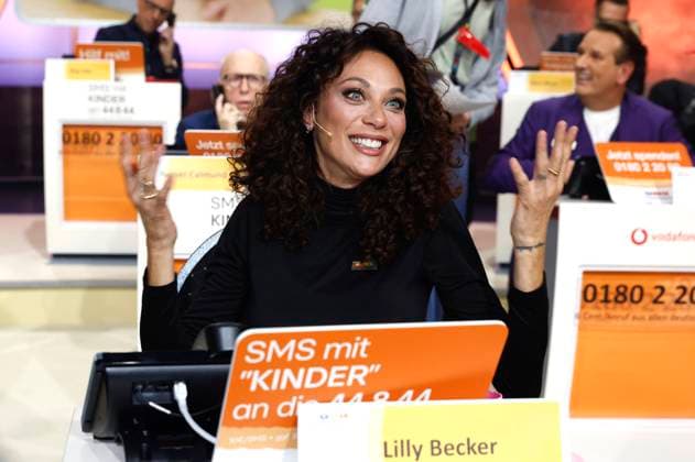 Lilly Becker beim 30. RTL-Spendenmarathon 2025 im Studio 8 der EMG Studios. Hürth, 20.11.2025
