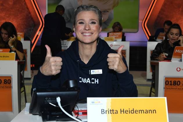 30. RTL-Spendenmarathon 2025 am 20.11.2025 im EMG Studio 8 in Hürth Britta Heidemann beim 30. RTL-Spendenmarathon 2025 am 22.11.2025 im EMG Studio 8 in Hürth.