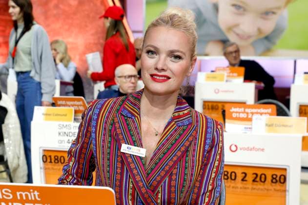 Franziska Knuppe beim 30. RTL-Spendenmarathon 2025 im Studio 8 der EMG Studios. Hürth, 20.11.2025