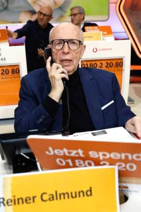 Reiner Calmund beim 30. RTL-Spendenmarathon 2025 im Studio 8 der EMG Studios. Hürth, 20.11.2025