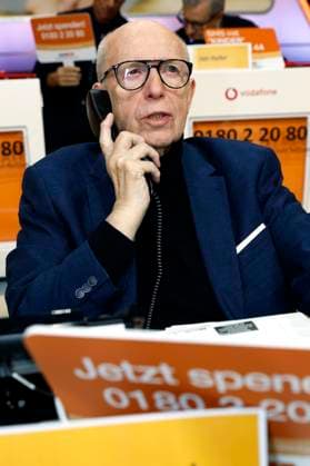 Reiner Calmund beim 30. RTL-Spendenmarathon 2025 im Studio 8 der EMG Studios. Hürth, 20.11.2025