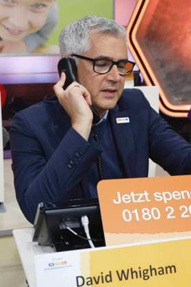 David Whigham beim 30. RTL-Spendenmarathon 2025 im Studio 8 der EMG Studios. Hürth, 20.11.2025