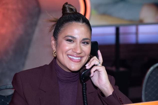 Steffi BRUNGS, Moderatorin, 30. RTL Spendenmarathon Wir helfen Kindern , Fernsehen, 20.-21.11.2024 in Huerth, Deutschland,