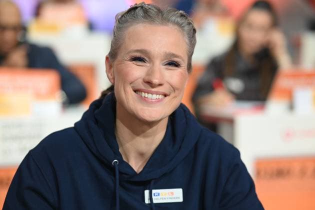 Britta HEIDEMANN, ehem. Fechterin, 30. RTL Spendenmarathon Wir helfen Kindern , Fernsehen, 20.-21.11.2024 in Huerth, Deutschland,