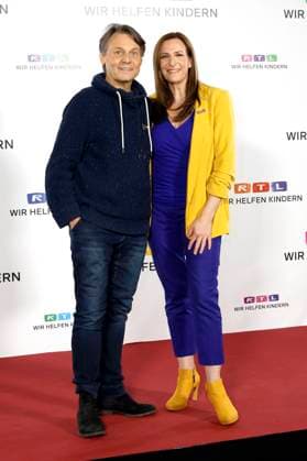 Wolfgang Bahro und Ulrike Frank beim 30. RTL-Spendenmarathon 2025 im Studio 8 der EMG Studios. Hürth, 20.11.2025