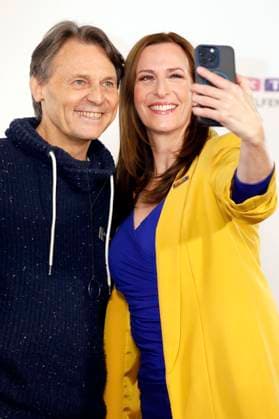 Wolfgang Bahro und Ulrike Frank beim 30. RTL-Spendenmarathon 2025 im Studio 8 der EMG Studios. Hürth, 20.11.2025
