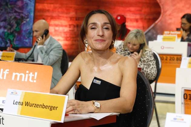Lena Wurzenberger beim 30. RTL-Spendenmarathon 2025 im Studio 8 der EMG Studios. Hürth, 20.11.2025