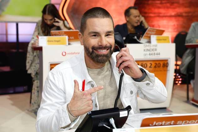 Eloy de Jong beim 30. RTL-Spendenmarathon 2025 im Studio 8 der EMG Studios. Hürth, 20.11.2025