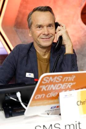Christian Häckl beim 30. RTL-Spendenmarathon 2025 im Studio 8 der EMG Studios. Hürth, 20.11.2025