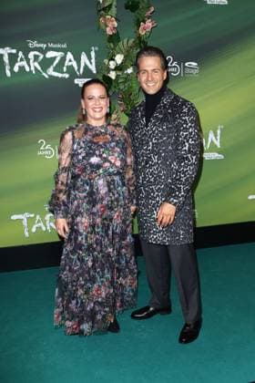 Alexander Klaws und Nadja Scheiwiller bei der Tarzan Musical Premiere am 20.11.2025 im Stage Theater Neue Flora in Hamburg Tarzan Musical Premiere in Hamburg