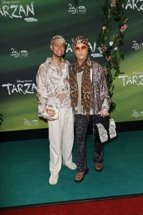 Marcell Damaschke und Julian F.M. Stoeckel bei der Tarzan Musical Premiere am 20.11.2025 im Stage Theater Neue Flora in Hamburg Tarzan Musical Premiere in Hamburg