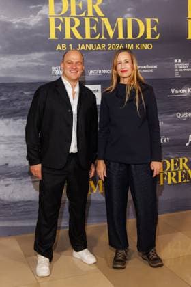 Eröffnungsgala - 25. Französischen Filmwoche - Christian Bräuer und Tanja Meissner bei der Eröffnungsgala der 25. Französischen Filmwoche im Delphi Filmpalast mit dem Film Der Fremde am 20.11.2025 in Berlin. Copyright: xEventpressxKochanx