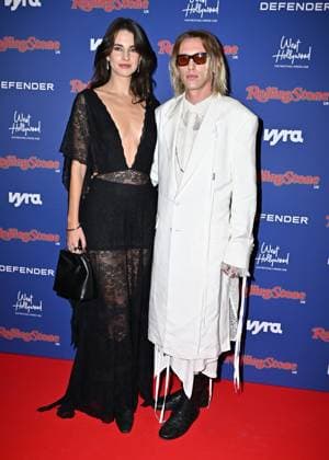 Elena Taber and Jamie Campbell Bower attends the 2025 ZYN Rolling Stone UK Awards at the Roundhouse in Camden, London, England. UK. Thursday 20th November 2025 Copyright: xJamesxWarrenx 2025 ZYN ROLLING STONE UK AWARDS43