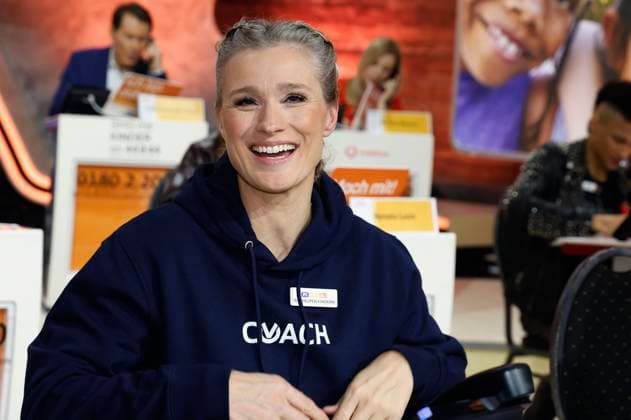 Britta Heidemann beim 30. RTL-Spendenmarathon 2025 im Studio 8 der EMG Studios. Hürth, 20.11.2025