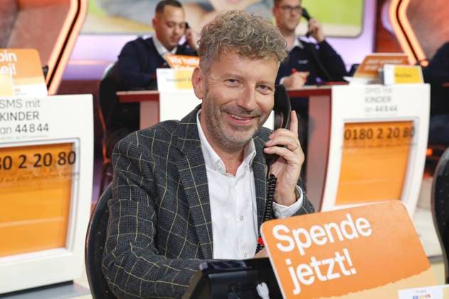 Thorsten Schorn beim 30. RTL-Spendenmarathon 2025 im Studio 8 der EMG Studios. Hürth, 20.11.2025