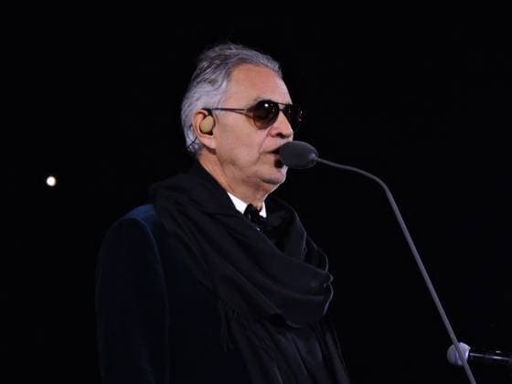 RECORD DATE NOT STATED Christmas concert for a good cause. Sao Paulo (SP), 11 20 2025 - Music Concert Christmas - Tenor Andrea Bocelli sings at the Christmas for Good concert in Charles Miller Square in Sao Paulo. The event also included the inauguration of the 21-meter-high Christmas tree at Pacaembu Stadium. (Foto: Leandro Chemalle Thenews2 imago images) Christmas concert for a good cause.  Copyright: xLeandroxChemallex