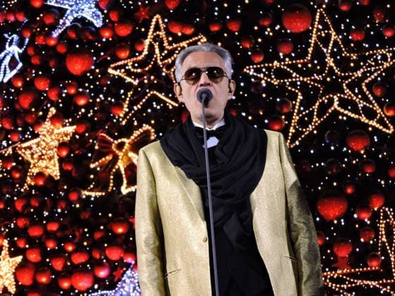 RECORD DATE NOT STATED Christmas concert for a good cause. Sao Paulo (SP), 11 20 2025 - Music Concert Christmas - Tenor Andrea Bocelli sings at the Christmas for Good concert in Charles Miller Square in Sao Paulo. The event also included the inauguration of the 21-meter-high Christmas tree at Pacaembu Stadium. (Foto: Leandro Chemalle Thenews2 imago images) Christmas concert for a good cause.  Copyright: xLeandroxChemallex