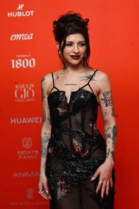 GQ Men of The Year Awards - Arrivals Julieta Emilia Cazzuchelli know as Cazzu attends the red carpet for 2025 GQ Men of the Year Awards at Hotel Reforma. on November 20, 2025 in Mexico City, Mexico. Mexico City CDMX Mexico Copyright: xCarlosxTischlerx