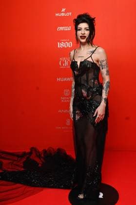 GQ Men of The Year Awards - Arrivals Julieta Emilia Cazzuchelli know as Cazzu attends the red carpet for 2025 GQ Men of the Year Awards at Hotel Reforma. on November 20, 2025 in Mexico City, Mexico. Mexico City CDMX Mexico Copyright: xCarlosxTischlerx