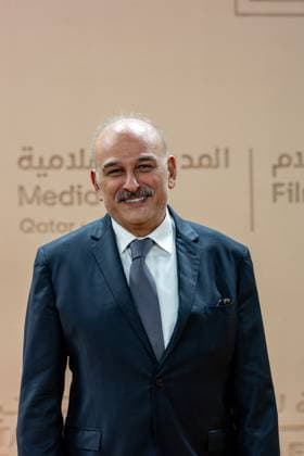 Opening of Doha Film Festival - Doha Jamal Soliman arrives to the opening ceremony of Doha Film Festival 2025, at Katara cultural village, in Doha, Qatar, on November 20, 2025. Photo by Ammar Abd Rabbo ABACAPRESS.COM Doha Qatar  Copyright: xAbdxRabboxAmmar ABACAx