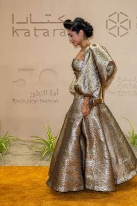 Opening of Doha Film Festival - Doha Golshifteh Farahani arrives to the opening ceremony of Doha Film Festival 2025, at Katara cultural village, in Doha, Qatar, on November 20, 2025. Photo by Ammar Abd Rabbo ABACAPRESS.COM Doha Qatar  Copyright: xAbdxRabboxAmmar ABACAx