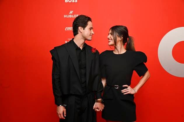 November 20, 2025, Mexico City, Ciudad de Mexico, Mexico: Michael Ronda and Karena Flores attend the red carpet for 2025 GQ Men of the Year Awards at Hotel Reforma. on November 20, 2025 in Mexico City, Mexico. Mexico City Mexico - ZUMAe321 20251120_zea_e321_195 Copyright: xCarlosxTischlerx