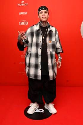 November 20, 2025, Mexico City, Ciudad de Mexico, Mexico: Santa Fe Klan attends the red carpet for 2025 GQ Men of the Year Awards at Hotel Reforma. on November 20, 2025 in Mexico City, Mexico. Mexico City Mexico - ZUMAe321 20251120_zea_e321_219 Copyright: xCarlosxTischlerx