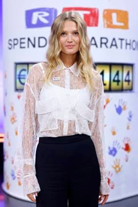 Model Toni Garrn beim 30. RTL-Spendenmarathon 2025im Studio 8 der EMG Studios. Hürth, 20.11.2025 NRW Deutschland Copyright: xChristophxHardtx