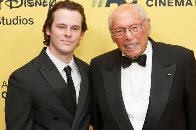 Sebastian Winkler und Irwin Winkler bei der 39. Verleihung der American Cinematheque Awards 2025 im Hotel Beverly Hilton. Beverly Hills, 20.11.2025