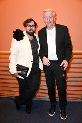 Steven Preisner und Klaus Wowereit bei der Weltpremiere der Show Cirque du Soleil - Alize im Theater am Potsdamer Platz. Berlin, 20.11.2025
