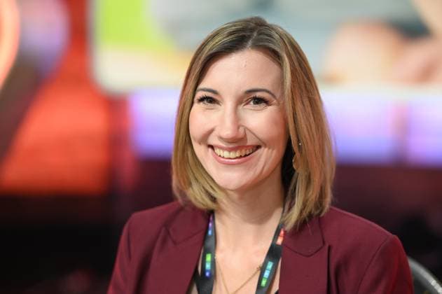 Chantal FUCHS, Portraet, Porträt, Portrait, Angeschnittenes Einzelbild, Einzelmotiv, 30. RTL Spendenmarathon Wir helfen Kindern , Fernsehen, 20.-21.11.2025 in Huerth, Deutschland,