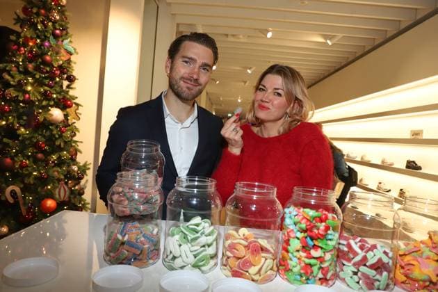 ALSTERHAUS CHRISTMAS SHOPPING NIGHT 20.11.2025 Benjamin Baarz, Nina Bott, Alsterhaus Christmas Shopping Night 2025, Hamburg, 20.11.2025 Copyright: xEventpressxMPx
