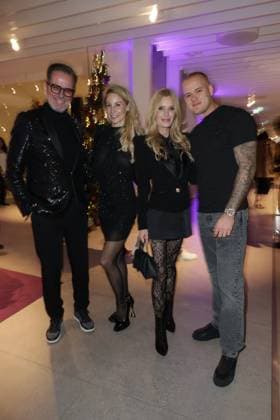 ALSTERHAUS CHRISTMAS SHOPPING NIGHT 20.11.2025 Alex Jolig, Anja , Mirja du Mont, Paul Elvers, Alsterhaus Christmas Shopping Night 2025, Hamburg, 20.11.2025 Copyright: xEventpressxMPx