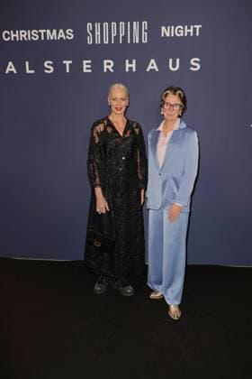 ALSTERHAUS CHRISTMAS SHOPPING NIGHT 20.11.2025 Petra van Bremen, Ildiko von Kürthy, Alsterhaus Christmas Shopping Night 2025, Hamburg, 20.11.2025 Copyright: xEventpressxMPx