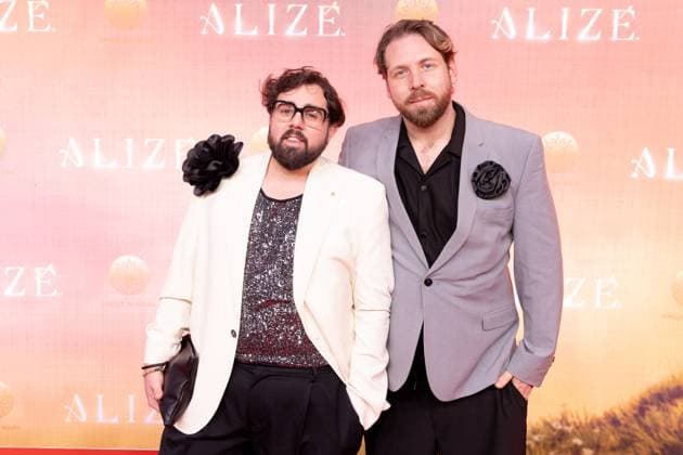 Alizé, Weltpremiere im Theater am Potsdamer Platz, Berlin, 20.11.2025 Steven Preisner und Florian Gibki bei der Cirque du Soleil Alizé Weltpremiere im Berliner Theater am Potsdamer Platz am 20.11.2025-20.11.2025 in Berlin Berlin Theater am Potsdamer Platz Copyright: xJensxFinkex