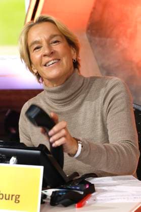 Martina Voss-Tecklenburg beim 30. RTL-Spendenmarathon 2025 im Studio 8 der EMG Studios. Hürth, 21.11.2025