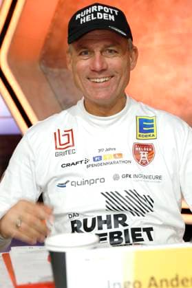Ingo Anderbrügge beim 30. RTL-Spendenmarathon 2025 im Studio 8 der EMG Studios. Hürth, 21.11.2025